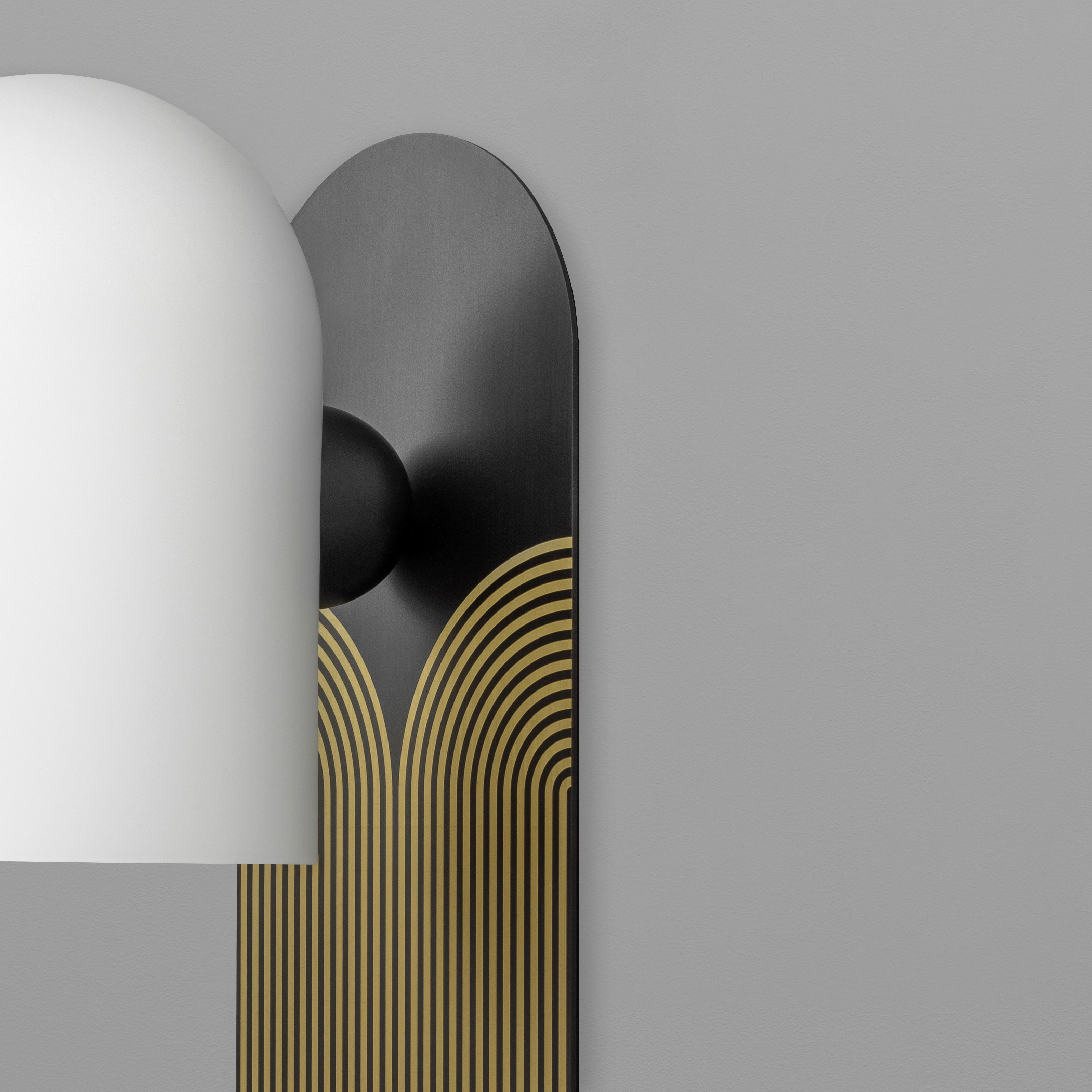 Schwung Odyssey Kyoto Gold & Black Wall Light